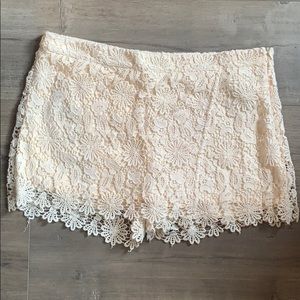 Zara lace skirt/short (skort)